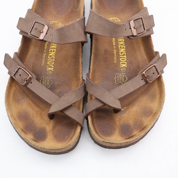 Birkenstock Mayari Birko-Flor Sandals Women's Size EU 39 US 8 Brown Leather Fits - Picture 10 of 10